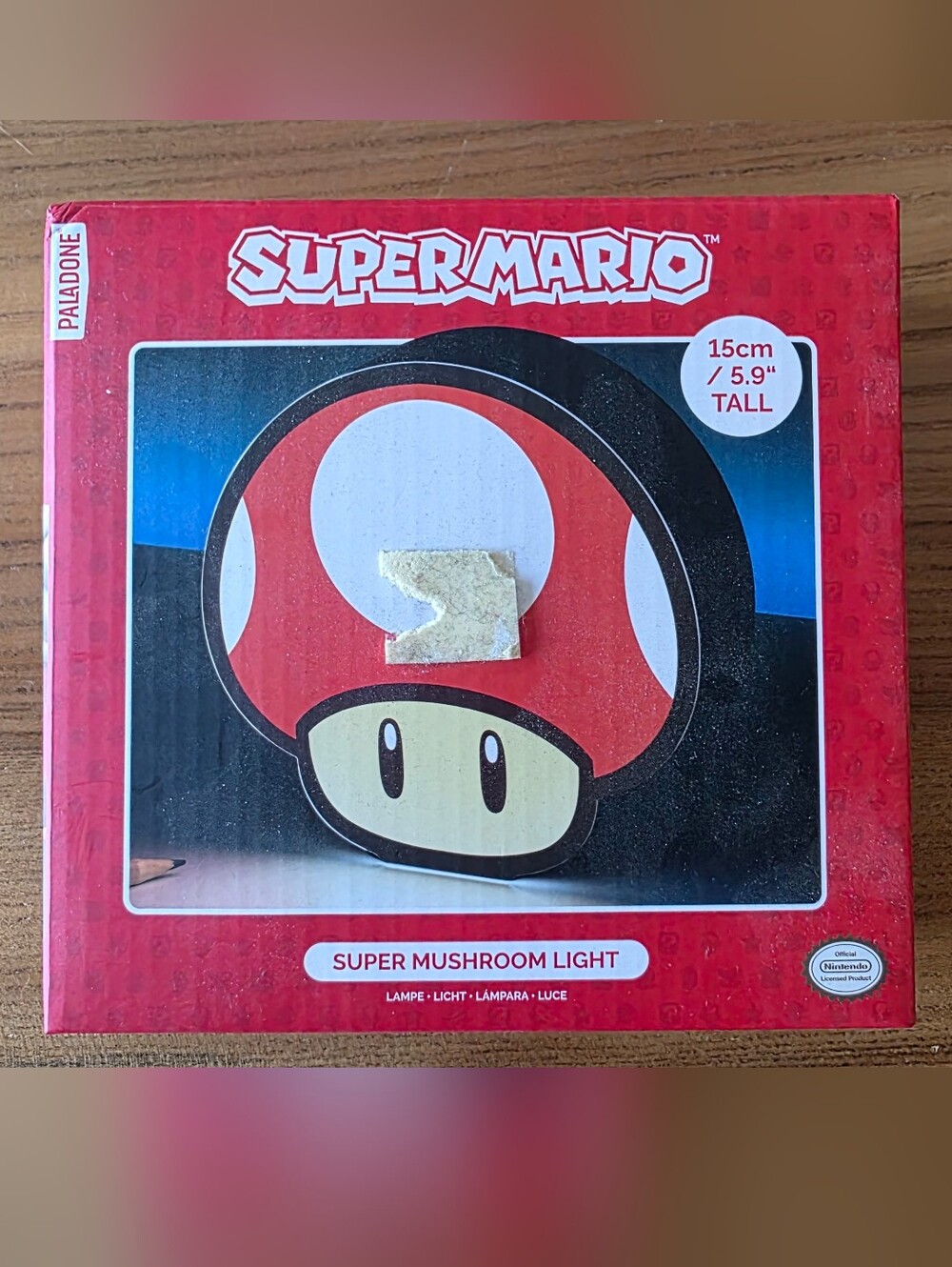 Nintendo Super Mario Mushroom Light